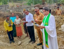 Peletakan Batu Pertama Gereja Hidji Deo Jadi Tonggak Baru Pelayanan Rohani di Sabu Raijua